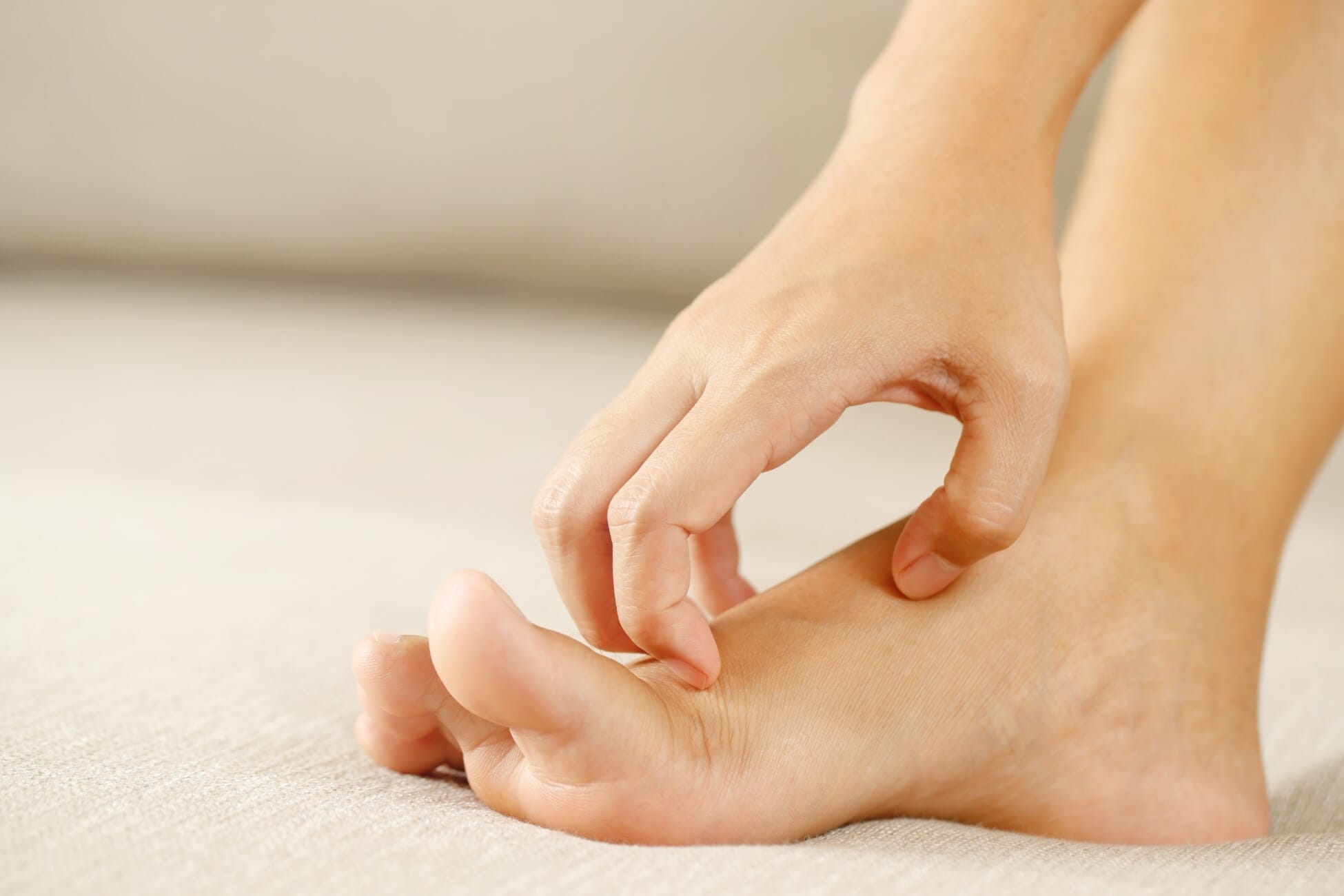 Enfeksiyon problemi yaşayan bir ayak