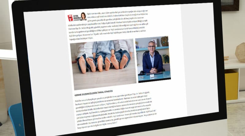 aşil tendonu ihmal edilmemeli